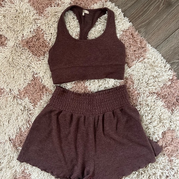 Z Supply Other - Z Supply Maroon lounge  Two-Piece Set
